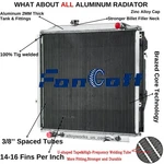 Rows Aluminum Radiator For 1996-2002 97 98 Toyota 4RUNNER SR5 3.4L V6 2.7L L4 New. Price: $163.99.