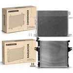 Radiator A/c Condenser Kit Grand Cherokee 2004 4.0L Automatic 2PC Set 52079428AC New. Price: $337.99.