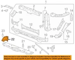 Chevrolet Gm Oem 15-16 Colorado Radiator Core Support-baffle 23464355 New. Price: $41.54.