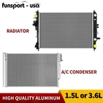Radiator + Condenser For 17-19 Buick Lacrosse 3.6L / 16-18 Chevy Malibu 1.5L New. Price: $125.69.