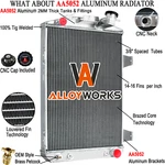 Alloyworks 3ROW Aluminum Radiator For 1930 Chevrolet Car Chevy V8 Conversion New. Price: $159.00.