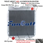 4 Row Aluminum Radiator 1960-1966 1965 Ford Mustang Falcon Ranchero Comet V8 New. Price: $173.99.