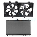 Brand New Cooling Fan & Aluminum Radiator Kit For 2012-2017 Toyota Camry 2.5L. Price: $128.06.