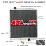 Row Aluminum Radiator Fits 1997-2003 Mitsubishi Fuso FE639 FG649 3.9L L4 98 New. Price: $169.00.