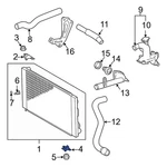 For Toyota Sienna 2004-2005 165060A040 Left Lower Radiator Mount Bracket New. Price: $20.61.