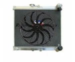 Aluminum Radiator For 1986-1988 Mazda RX7 RX-7 S4 FC3S+16"FAN New. Price: $165.00.