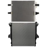 Aluminum Radiator & Ac Condenser Cooling Kit For 2003-2007 Dodge Ram 3500 5.9L New. Price: $195.98.