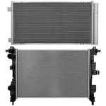 Aluminum Radiator & Ac Condenser Cooling Kit For Jeep Renegade 2015 2016-2021 New. Price: $130.66.