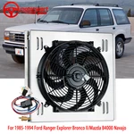 Radiator Shroud Electric Fan Kits 1985-1994 Ford Ranger Explorer Bronco Ii New. Price: $84.95.