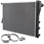 Pickoor Radiator With Universal Oil Hose Clamps Kit For Bmw 525I 528I 530I 540I New. Price: $66.91.