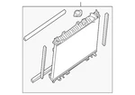 Genuine Nissan Radiator Assembly 21410-9CA1A New. Price: $599.96.