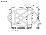 Koyo Radiator For Colorado, Canyon A13501 New. Price: $281.70.