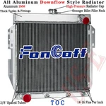 4ROW Aluminum Radiator Fit 1955 1956 57 Ford Thunderbird 4.4L 4.8L 5.1L V8 New. Price: $199.00.