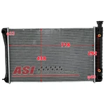 Aluminum Core Radiator For 1988-1997 Chevy Gmc 1500 V8 4.3L 5.0L 5.7L Mt New. Price: $95.99.