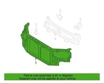 Genuine Radiator Support Panel For Hyundai Sonata 2011-2015 Oe# 64101-4R000 New. Price: $1455.95.