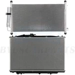 Car Radiator And A/c Condenser Kit Fits 2004-2006 Acura Tl 3.2L Aluminum New. Price: $108.89.