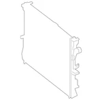 Genuine Mercedes-benz Coolant Radiator 099-500-21-02 New. Price: $200.00.