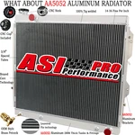 Asi Row Aluminum Radiator For 2000-2006 2001 2002 03 Toyota Tundra 4.7L V8 New. Price: $279.00.