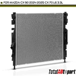 Primary Radiator Without Oil Cooler For Mazda CX-70 2025 CX-90 2024 L6 3.3L New. Price: $180.69.