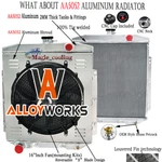 Row Radiator Shroud Fan Kits 1954-1956 55 Ford Fairline Country Squire V8 New. Price: $359.00.