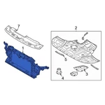 For Hyundai Sonata 2024-2025 64101L1500 Front Radiator Support Panel New. Price: $938.08.
