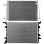 Aluminum Radiator & Ac Condenser Cooling Kit For 2016 Volkswagen Jetta 1.4L L4 New. Price: $103.92.