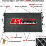 Asi Row Auxiliary Radiator 11-16 Ford F250 F350 F450 F550 Super Duty 6.7L New. Price: $399.00.