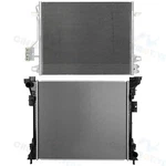 Aluminum Radiator & A/c Condenser Cooling Kit For 2008-2019 Dodge Grand Caravan New. Price: $141.76.