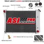 Row Aluminum Radiator Fit 1973-1974 Chevy Nova/ Olds Omega 98/ Buick Apollo V8 New. Price: $209.00.