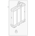 Genuine Nissan Auxiliary Radiator 21457-6GR5A New. Price: $520.34.