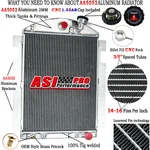 Asi Row Aluminum Radiator Fit 1937 1938 Chevy Truck 3.5L L6 Conversion V8 New. Price: $159.00.