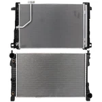 Radiator + Ac Condenser Cooling Kit Aluminum For 2008-2009 Mercedes-benz C230 New. Price: $132.59.