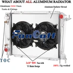 Row Radiator&shroud&fan 94-97 Ford THUNDERBIRD/93-98 Lincoln Mark Viii 4.6 New. Price: $279.00.
