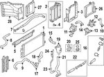 Genuine Nissan Auxiliary Radiator 21457-6GR5A New. Price: $529.02.