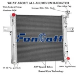 3 Core Radiator For 1999-2000 Jeep Grand Cherokee Wj/wg Laredo/limited 4.7L New. Price: $159.00.