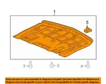 Gm Oem 21-24 Camaro Radiator Support Splash Shields-lower Deflector 23329708 New. Price: $93.06.