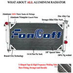 Aluminum 3-ROW Radiator Fit Dodge Ram 2500 3500 5.9L Turbo Diesel Cummins 94-02 New. Price: $199.00.