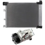 Condenser & Compressor For 2013 2014 2015 Nissan Sentra New. Price: $208.79.