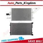 Aluminum Radiator & Condenser Cooling Kit For 99-06 Audi Volkswagen Jetta New. Price: $105.85.