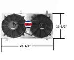 Aluminum Radiator Fan Shroud 1999 2002 Subaru Impreza Forester 2.2L 2.5L New. Price: $105.00.
