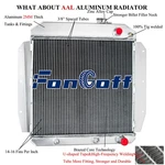 3-ROW Radiator For Chevy 3200 3400 3500 3600 3700 3800 Truck 4.3L 4.6L 1955-59. New. Price: $154.95.