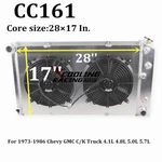 Luxerad Radiator Fan Shroud For 1973-1986 Chevy Gmc C/k C10 C20 C30 C1500 C2500 New. Price: $210.00.