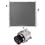 Condenser & Compressor 2002-2003 Ford Explorer Aluminum New. Price: $192.49.