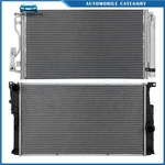 For 2013 2014 2015 Bmw 320I Xdrive Aluminum Radiator & Ac Condenser Cooling Kit New. Price: $98.94.