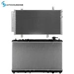 Radiator And A/c Condenser For 2010-2011 Toyota Camry 2.5L W/o Engine Oil Cooler New. Price: $110.24.