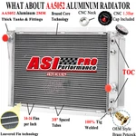 3 Row Aluminum Radiator Fit 1984-1990 Chevy Corvette 5.7L S10 Blazer Mt Us New. Price: $159.00.