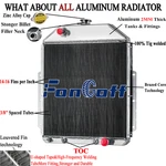 Row Aluminum Radiator 1942-52 45 Ford F1 F2 F3 F4 Truck Chevy V8 Engine New. Price: $159.00.