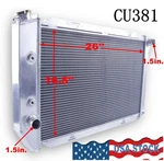 CC381 3-ROW All Aluminum Radiator Fit Ford Cougar Ltd 1971 1972 1973 351C 390 V8 New. Price: $109.60.