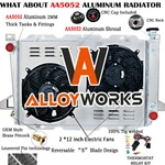 Row Radiator+shroud+fan Fit 1985-1997 Ford Bronco F150 F250 F350 4.9L New. Price: $359.00.