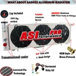 Asi 3 Rows Radiator+shroud Fan Fit 1991-2001 Jeep Comanche Cherokee Xj 2.5L 4.0L New. Price: $199.00.